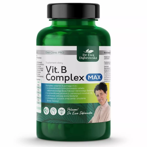Zdjęcie produktu Dr Ewa Dąbrowska Witamina B Complex MAX (120 kapsułek)