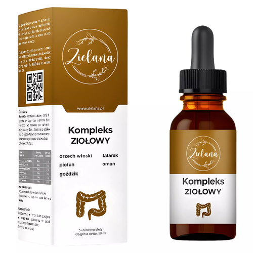 Zdjęcie produktu Zielana Kompleks Ziołowy - bez wrotyczu 50 ml